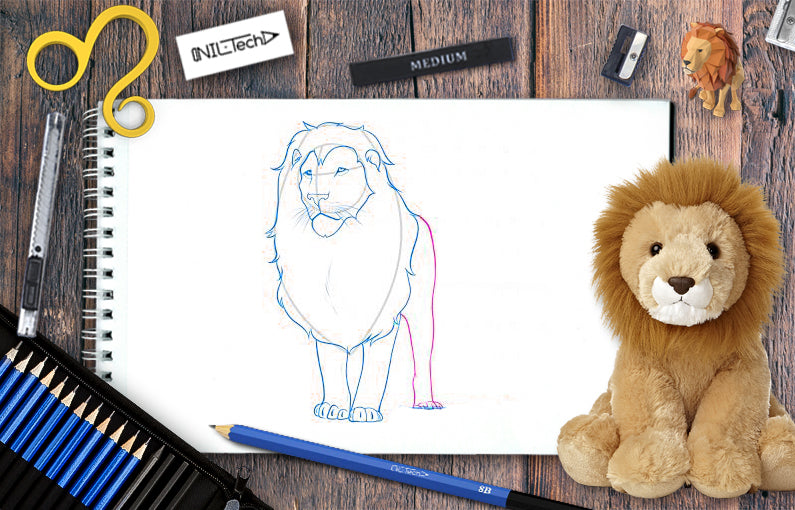 40+ Drawing Of A Lion Eating Stock Illustrations, Royalty-Free Vector  Graphics & Clip Art - iStock