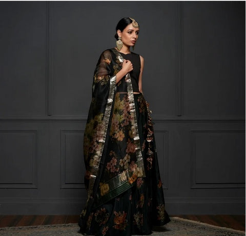 Kora Silk Banarasi Saree