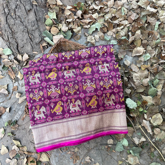 PATOLA SAREE – MH1053B – Missamma