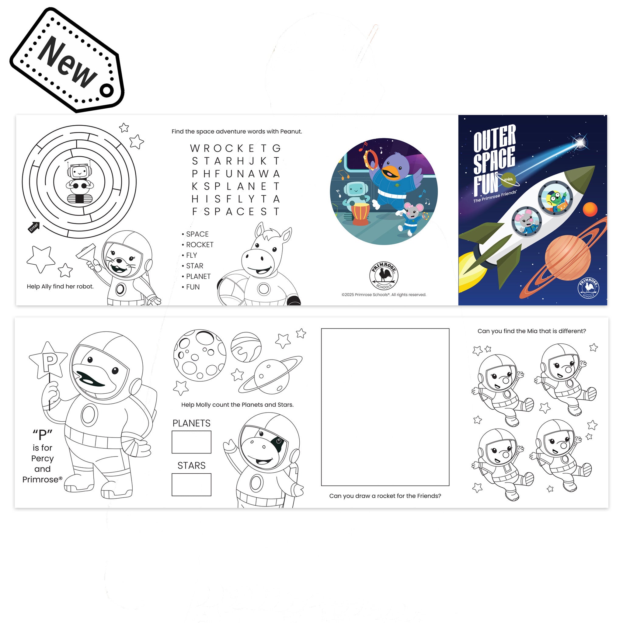 OUTER SPACE FUN ACTIVITY BOOK, PACK OF 20(TE)