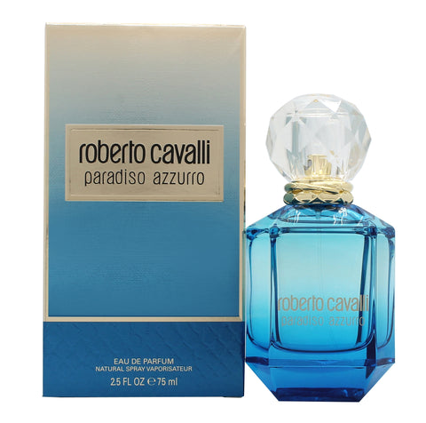 Voorstellen vers Hangen Roberto Cavalli Paradiso Azzurro Eau de Parfum 75ml Spray – HasToBeMine.com