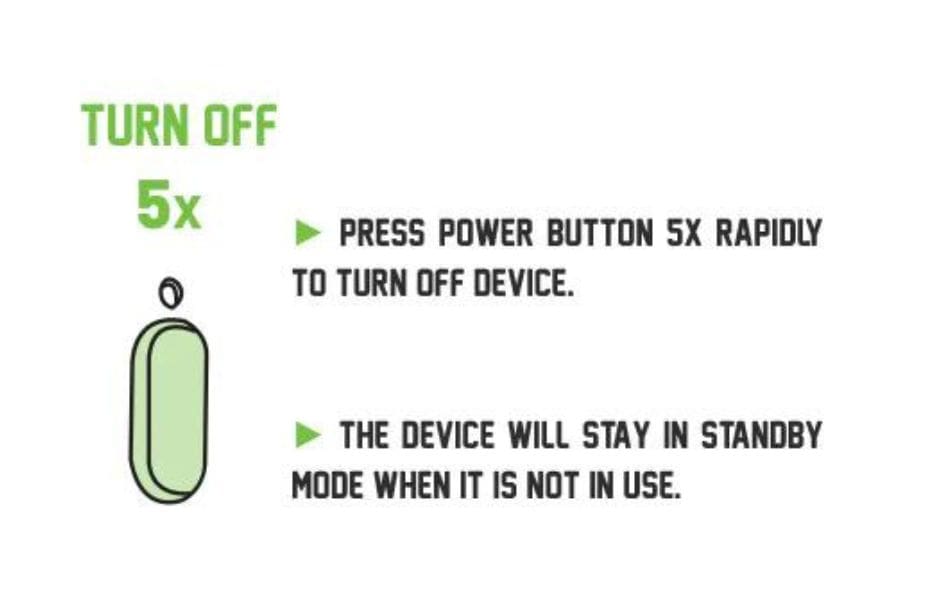 10 Exxus Vape - Snap Battery for Oil Cart on KING's Pipe Turning Device OFF