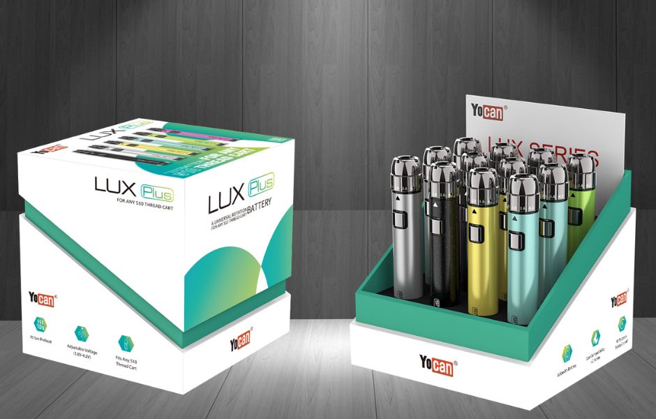 10 Yocan LUX Family 510 Threaded Vape Pen Battery New Variants for KING's Pipe New Lux Plus
