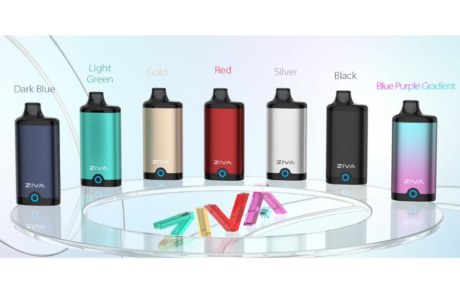 10 Yocan ZIVA 510 Vape Battery on KING's Pipe Available in Different Colors