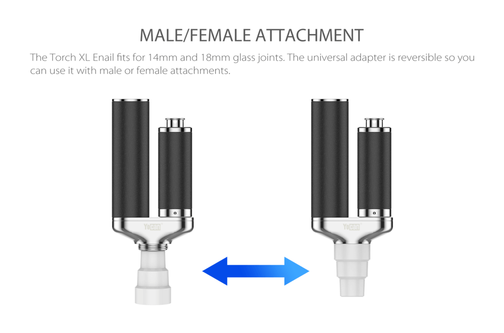 Yocan Torch XL Portable E-Nail Male Female Attachment