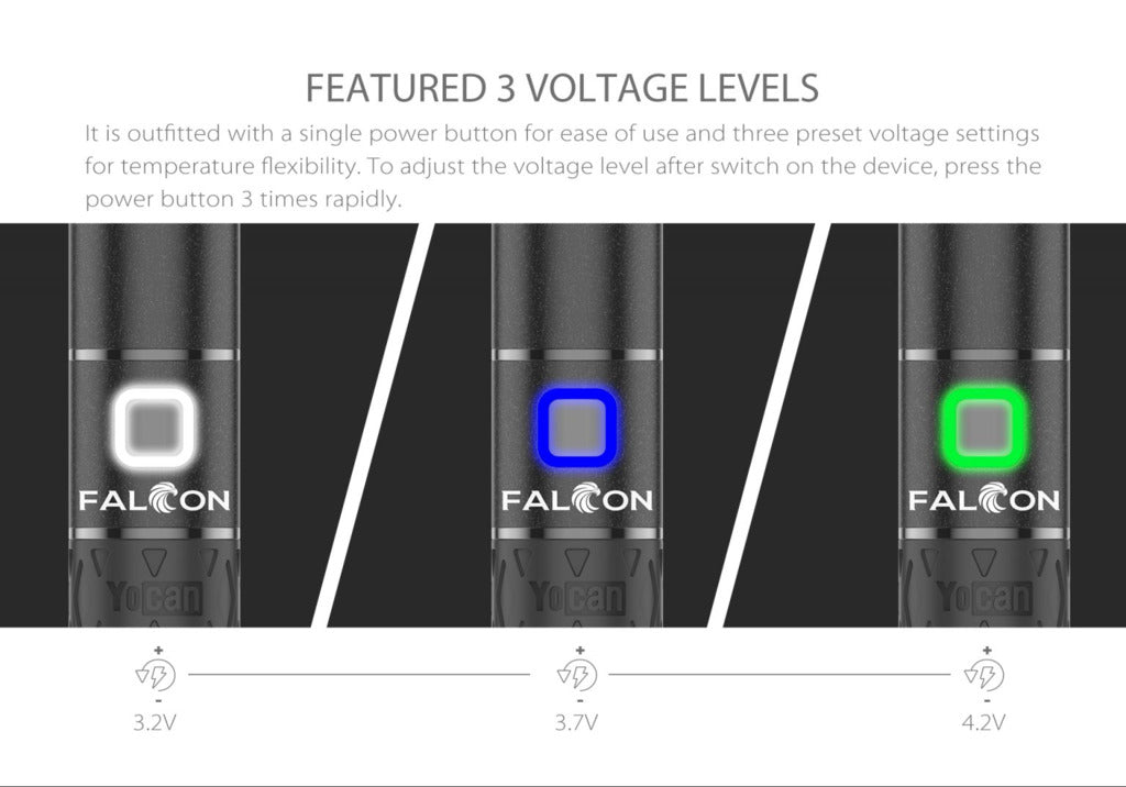 Yocan Falcon Voltage Levels