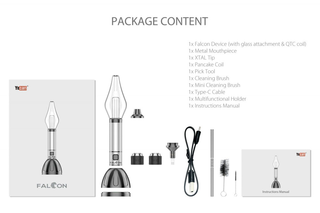 Yocan Falcon Package Content