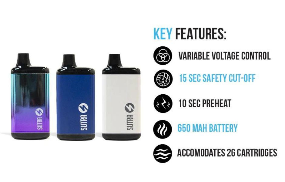 1 Sutra Vape - Silo Pro Version Vape Battery for KING's Pipe Key Features