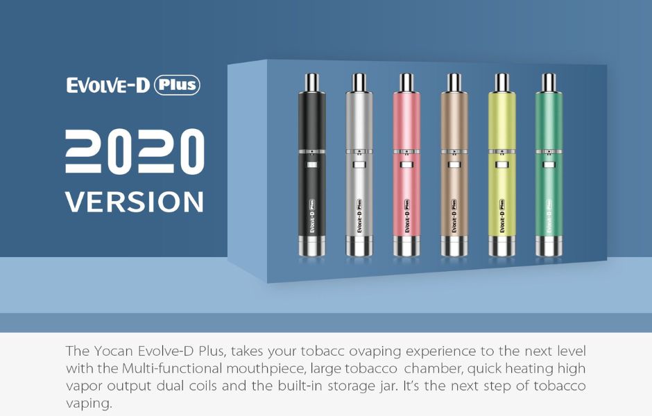 1 Yocan - Evolve-D Plus Dry Herb Vaporizer for KING's Pipe New and Improved Variants