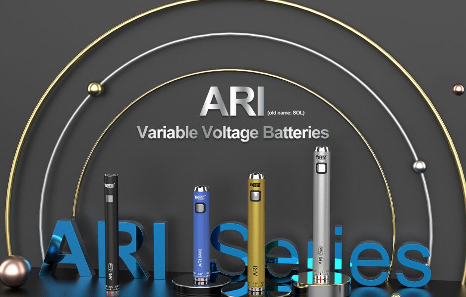 1 Yocan ARI Series Variable Voltage 510 Battery on KING's Pipe ARI Old Name SOL