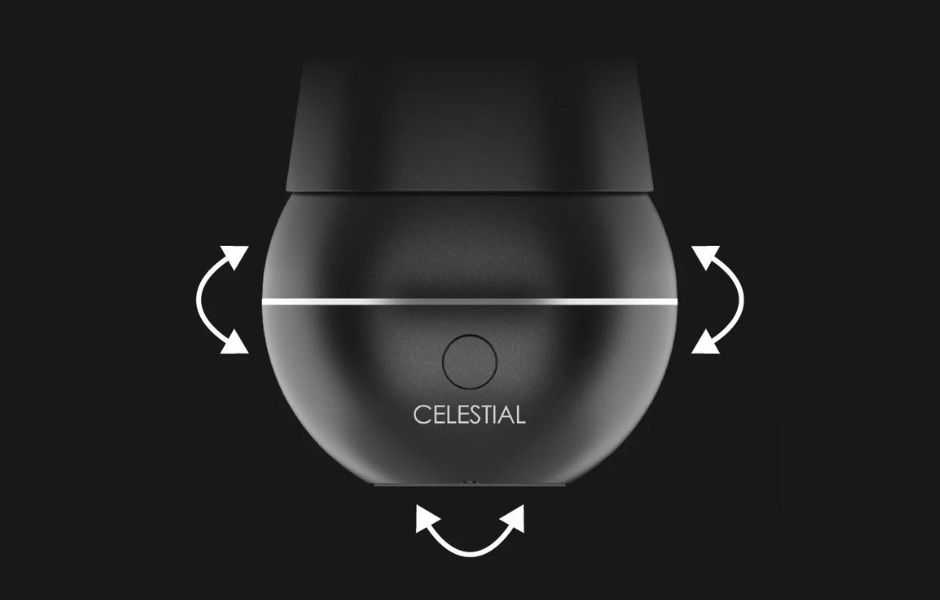 1 Yocan Black Celestial Portable e-Rig for KING's Pipe Global Shape for Easy Usage