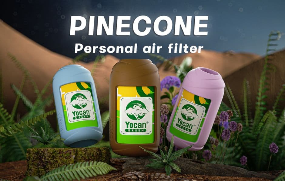 1 Yocan Green - Pinecone Air Filter and Purifier on KING's Pipe New Product