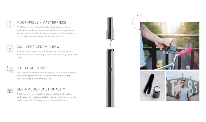 1 Puffco Plus V2 Vaporizer for KING's Pipe Major Specs