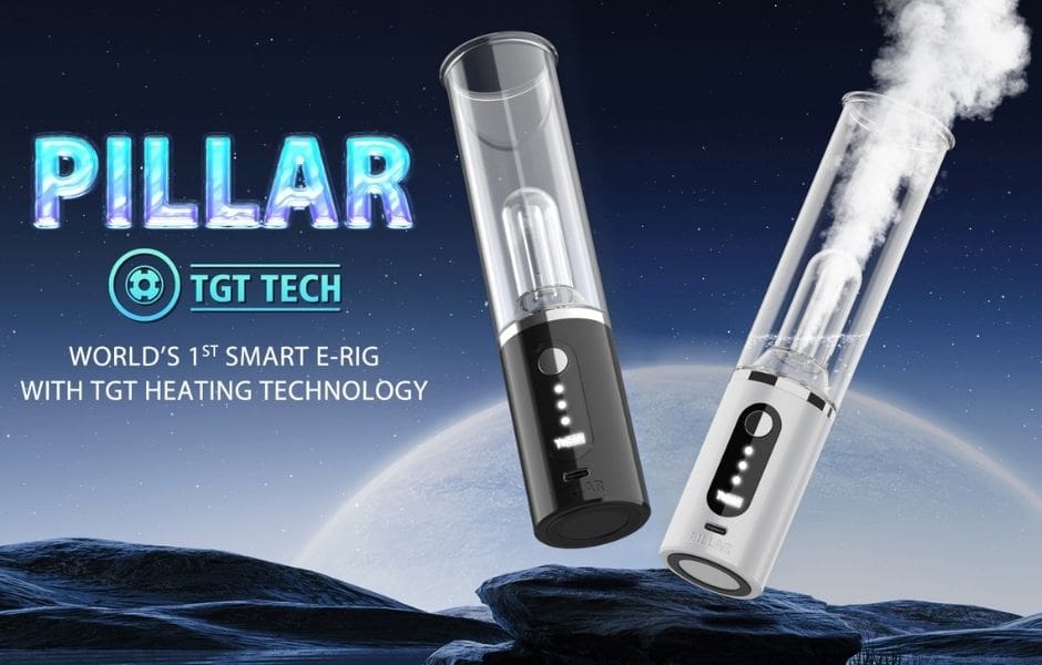 2 Yocan Pillar Mini Electric Dab Rig on KING's Pipe New Product Introduction TGT Technology