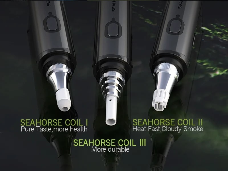 3 Lookah Seahorse Coil Ⅲ - Ceramic Tube 510 Thread Coil Varieties for KP