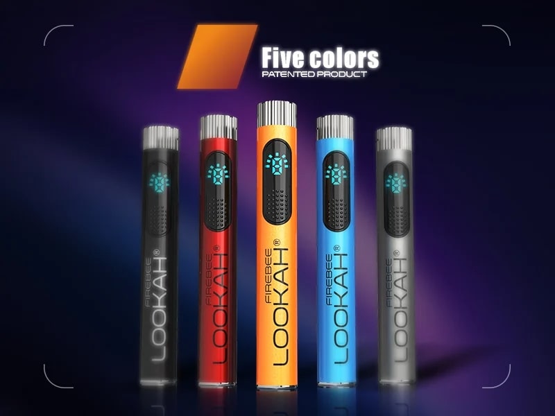 4 Lookah Firebee 510 Cart Pen for KING's Pipe Patented Product Available in 5 Colors