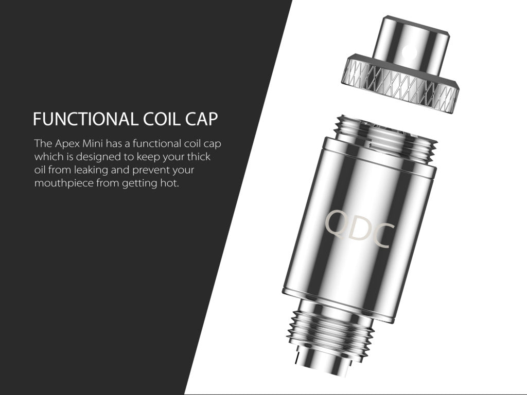 Yocan - Apex Mini Vaporizer Wax Pen Functional Coil Cap