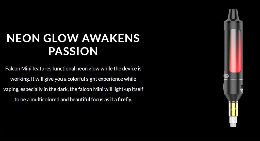 5 Yocan Falcon Mini Vaporizer Kit for KP Neon Glow Feature