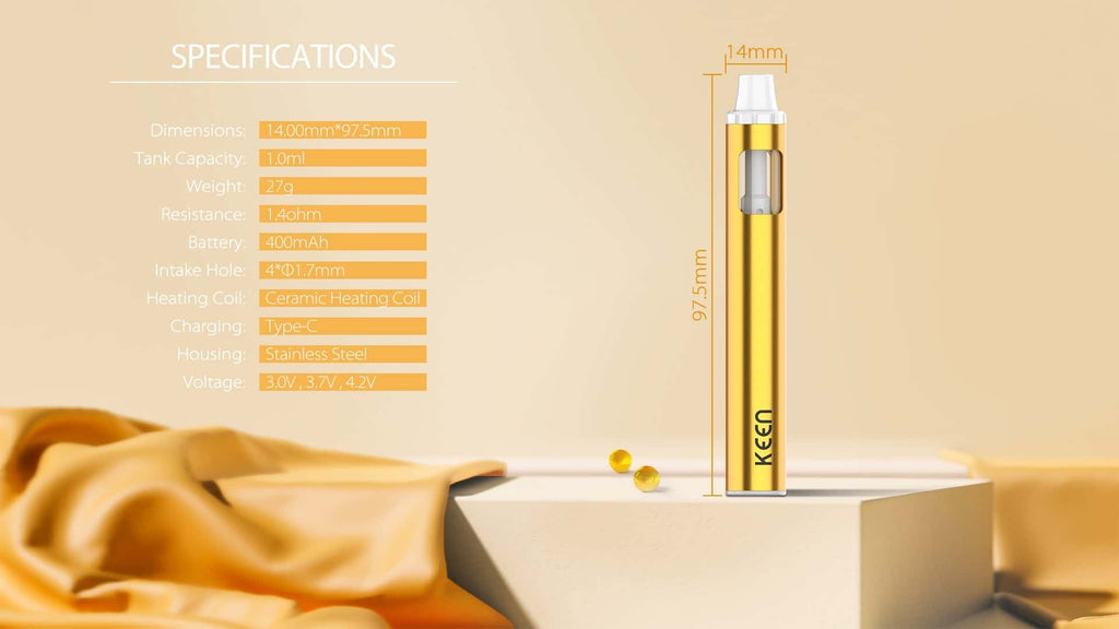 5 Yocan Keen Vaporizer Kit for KING's Pipe Specifications