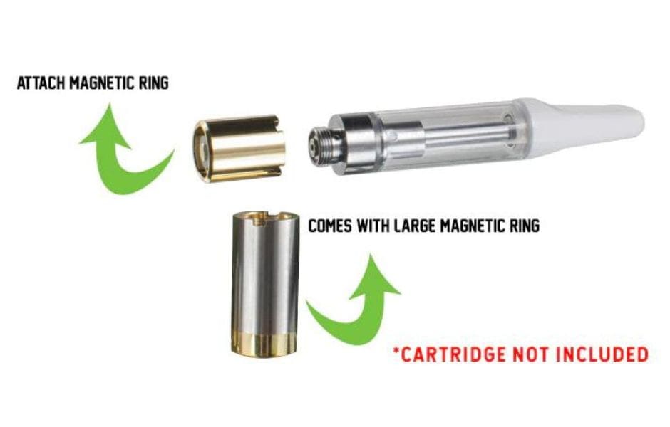 6 Exxus Vape - Snap Battery for Oil Cart on KING's Pipe Cartridge Sold Separately