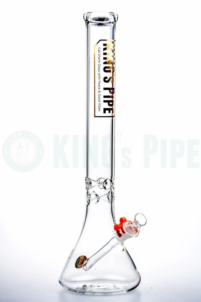 kings pipe GLASS ON GLASS STRAIGHT BONG