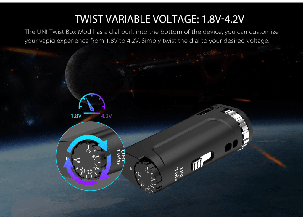 Yocan - UNI Twist Vaporizer Variable Voltage