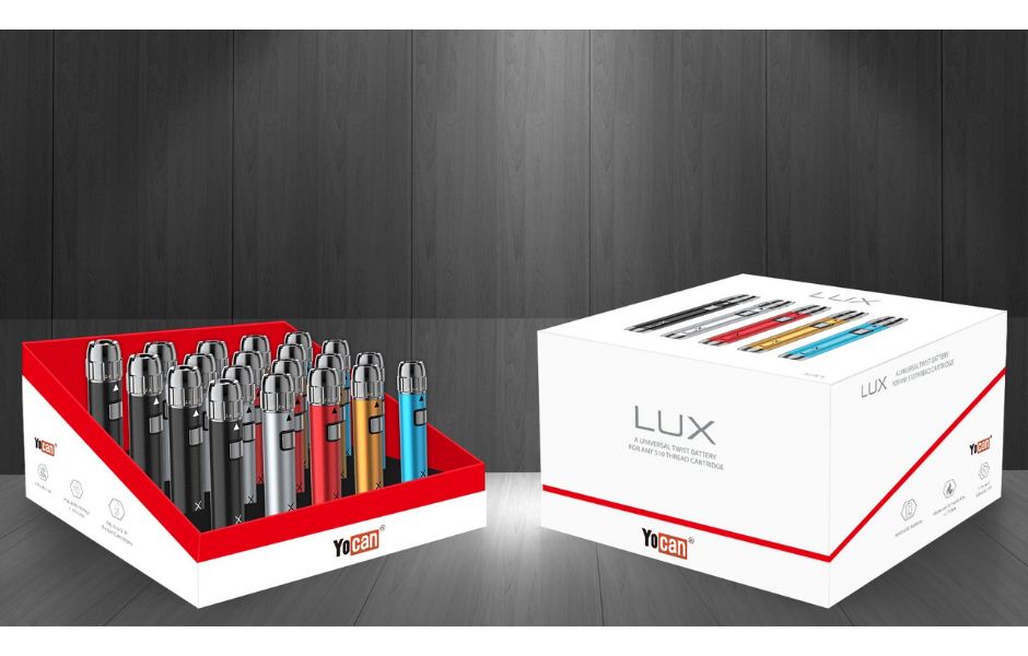 9 Yocan LUX Family 510 Threaded Vape Pen Battery New Variants for KING's Pipe Original Lux