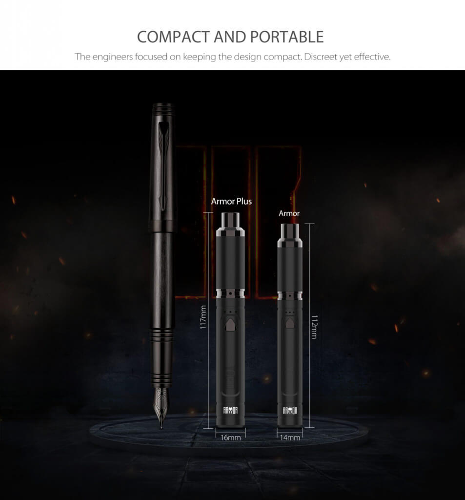 Yocan - Armor Plus Vaporizer (Dab Pen) Portability