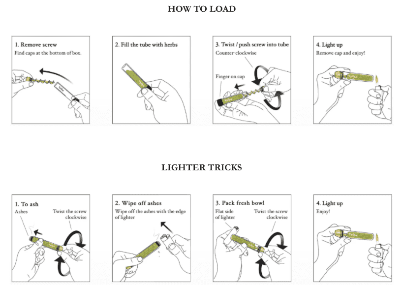 How to Load in Twisty Glass Blunt MINI