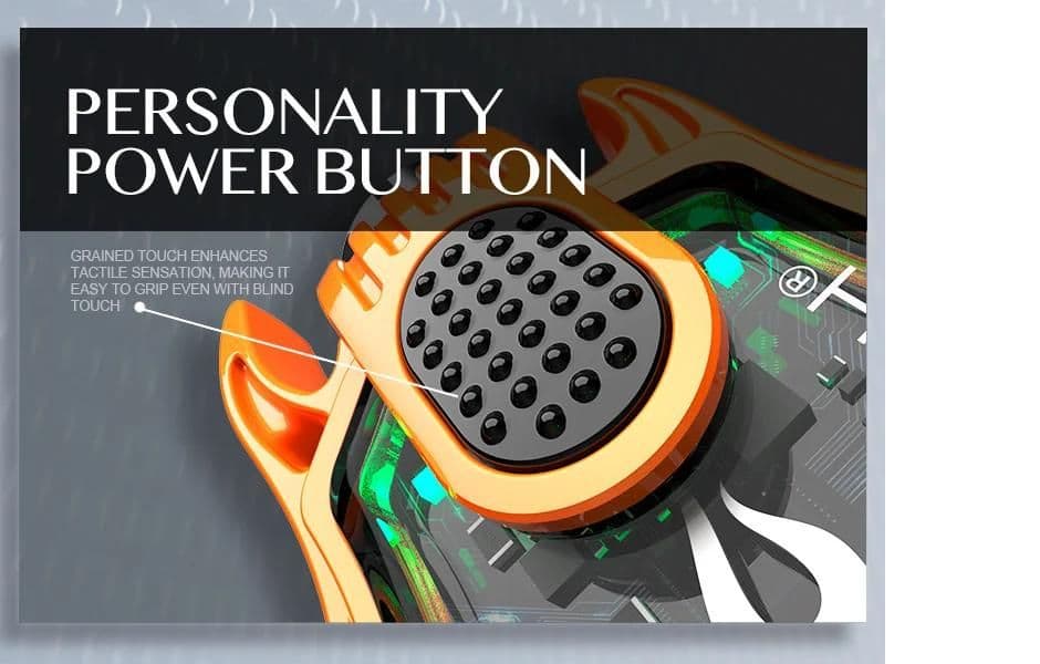 LOOKAH GUITAR 510 Vape Battery KING's Pipe Power Button