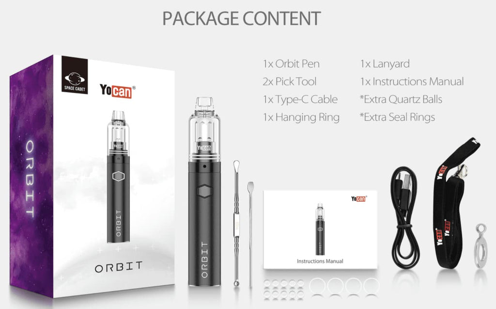 what is in the package of Yocan orbit