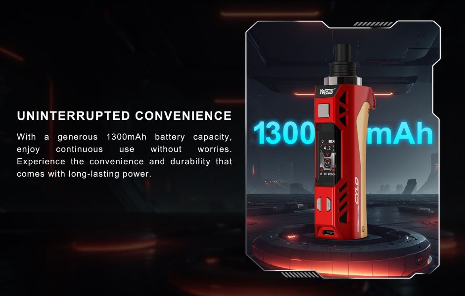 Yocan CYLO Portable Wax Pen Power with 1300 mAh Lithium Battery
