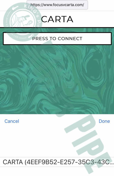 Carta iOS App to Connect