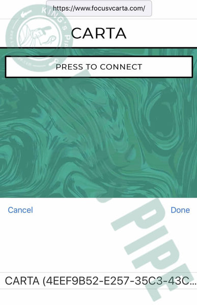 Carta iOS App to Connect