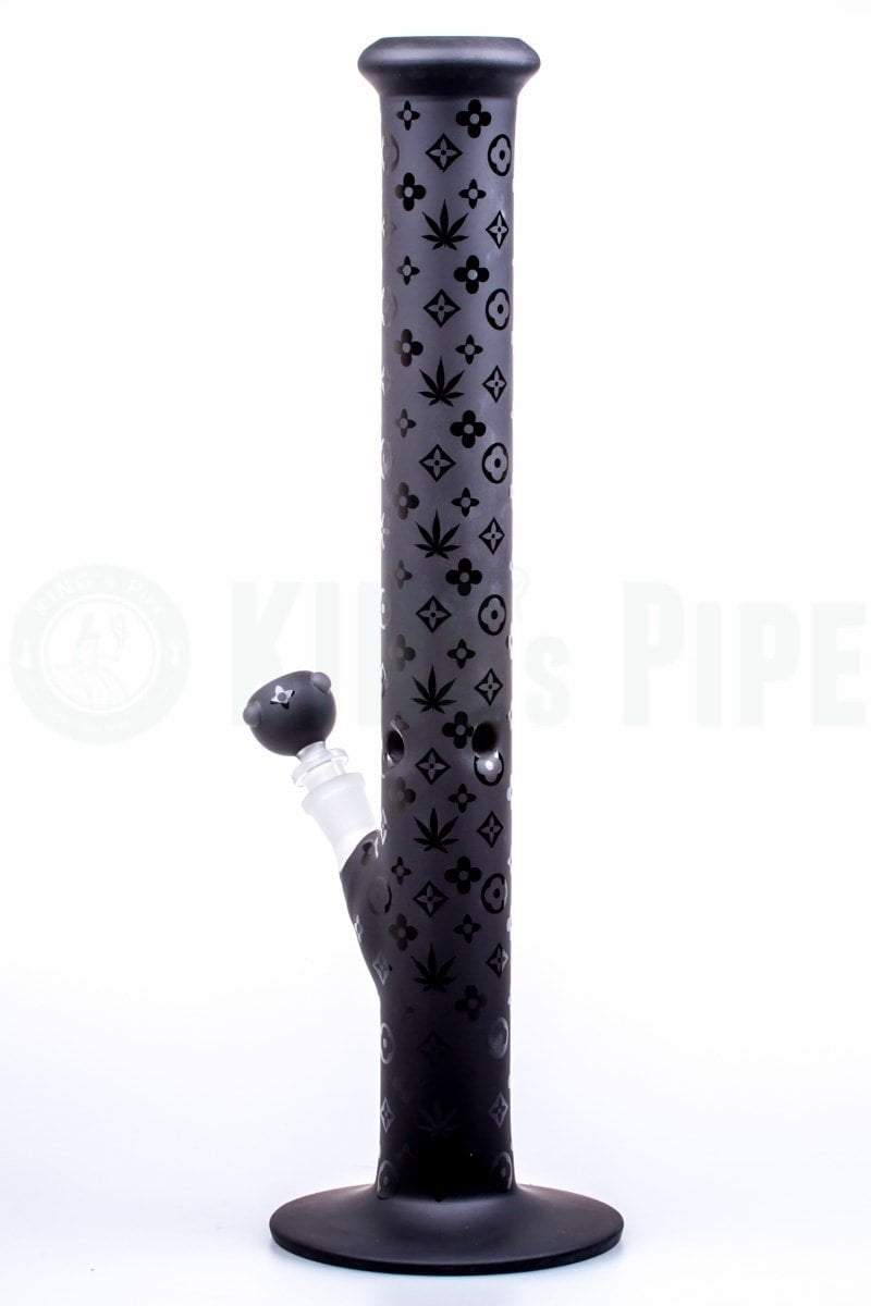 AMG 18&#39;&#39; LV Themed Straight Bong | KING&#39;s Pipe [$20 OFF w/ Code]