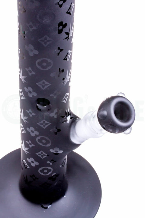 AMG 18&#39;&#39; LV Themed Straight Bong | KING&#39;s Pipe [$20 OFF w/ Code]