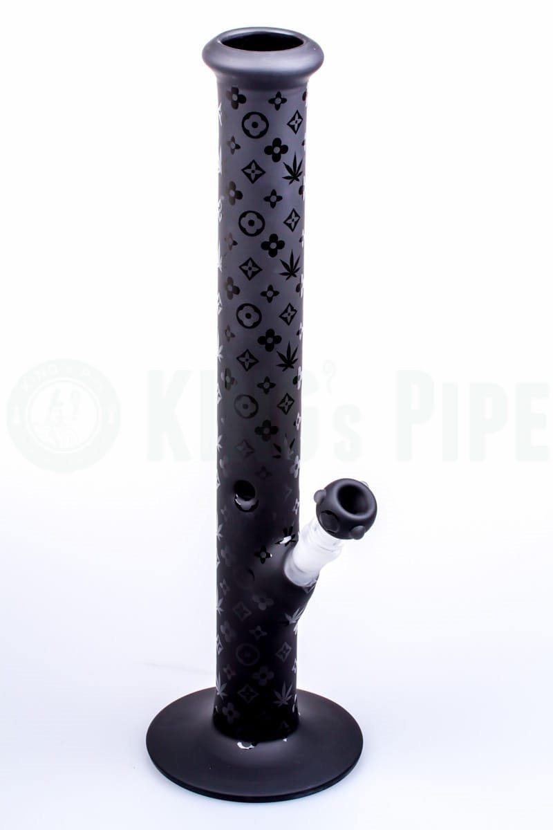 AMG 18&#39;&#39; LV Themed Straight Bong | KING&#39;s Pipe [$20 OFF w/ Code]