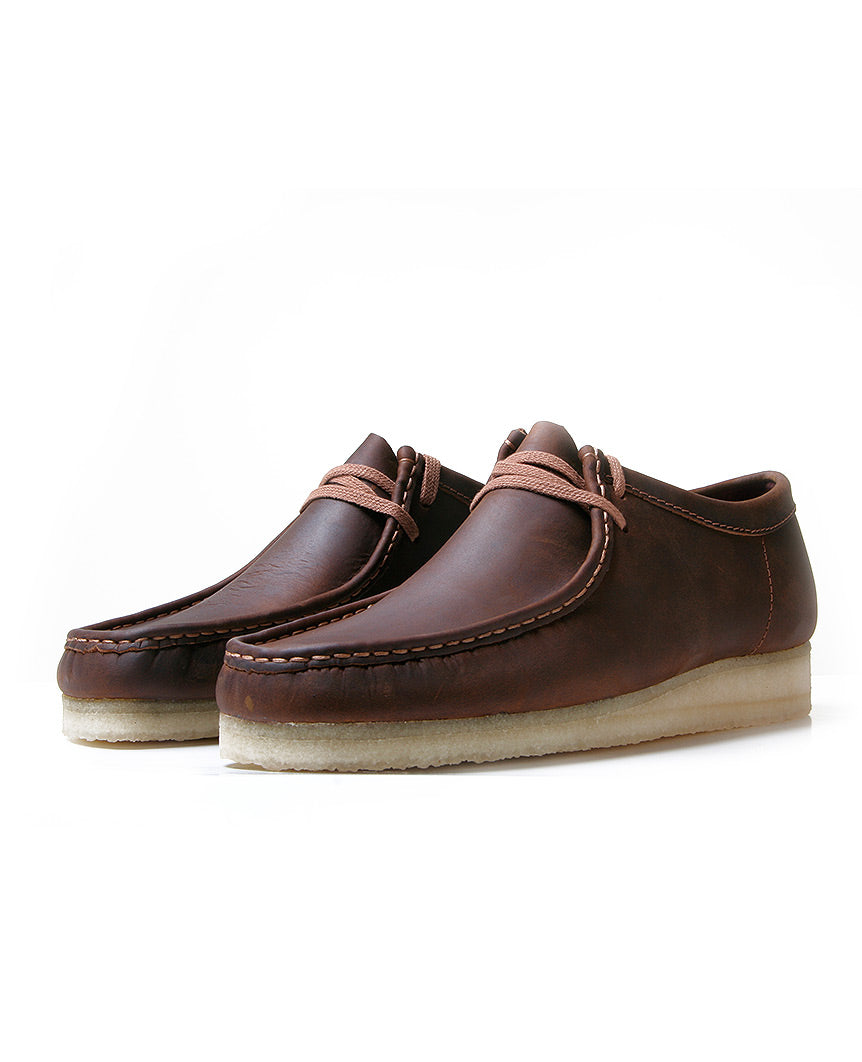 Originals Wallabee Beeswax Brown Leather | Clarks