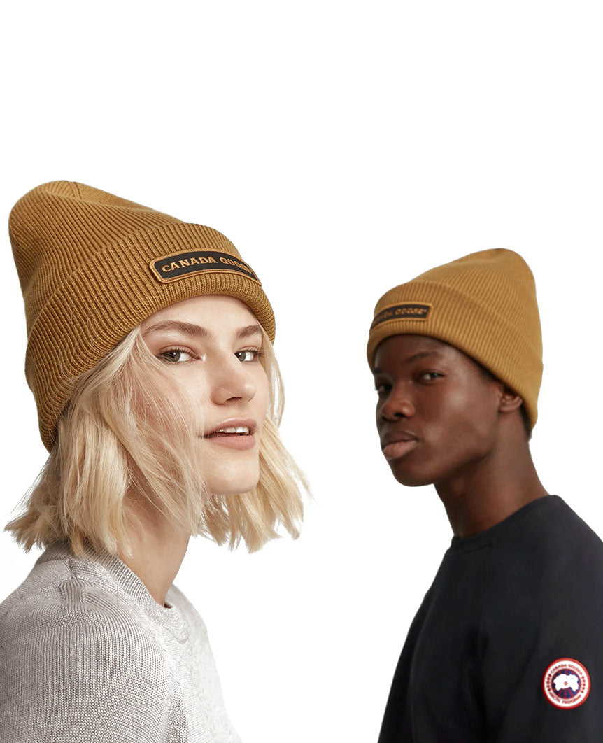 Emblem Rib Toque Heirloom Gold