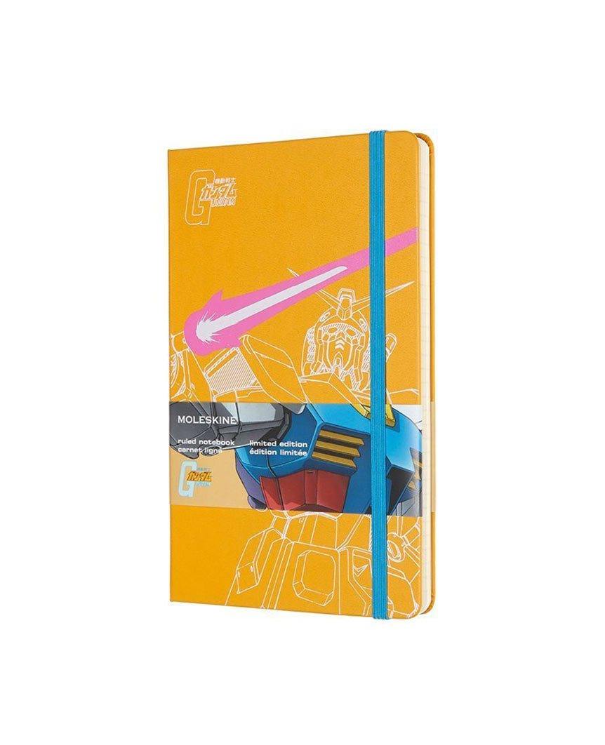 Gundam Limited Edition Hard Cover Notebook Yellow