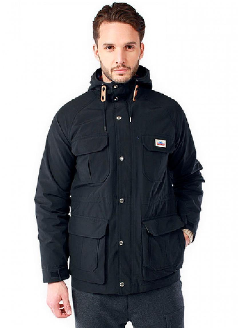 Kasson Hooded Mountain Parka Black