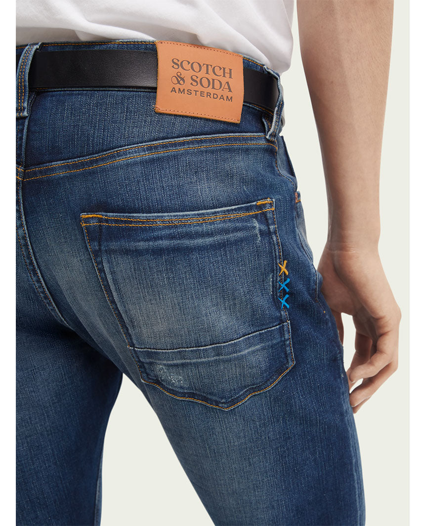 Ralston Regular Slim Jean Cloud of Smoke | Scotch And Soda