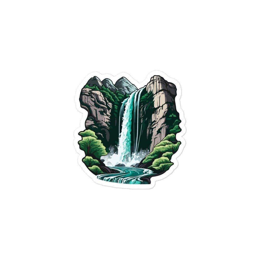 Compass Forest Sticker — Feel-good stickers, cards, & pins