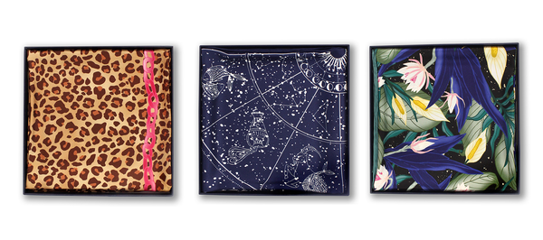 foulards en soie bio venus & gaia