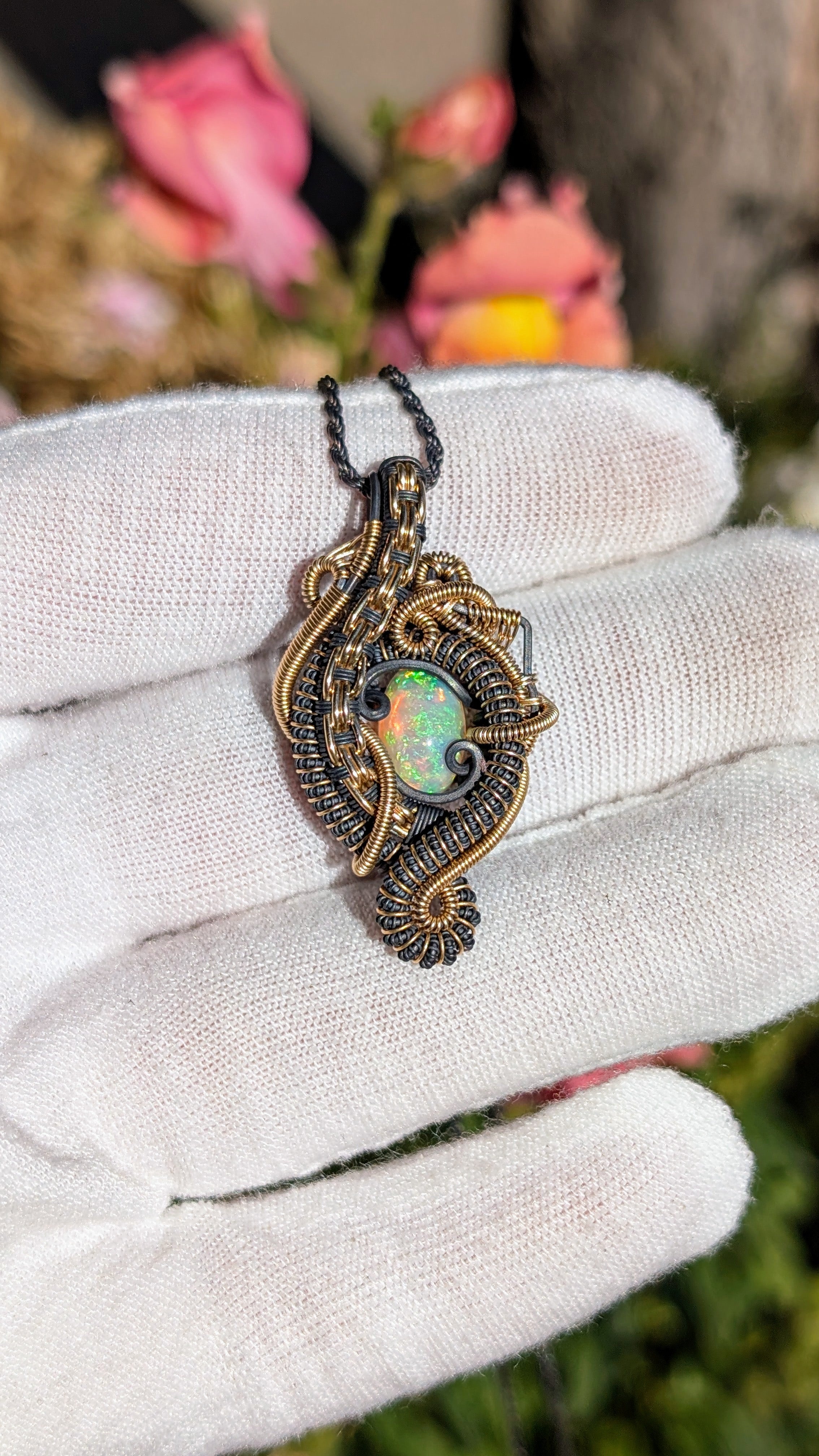 Ethiopian Opal Pendant