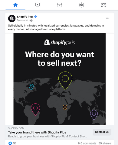 shopify facebook ads