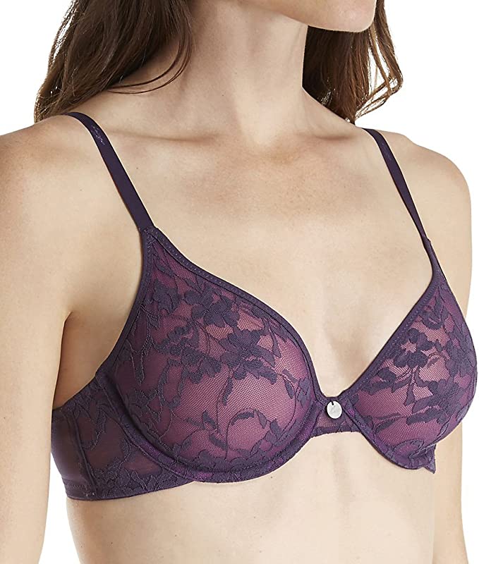 Dkny Womens Intimates Signature Lace Unlined Unpadded Bra 451238 