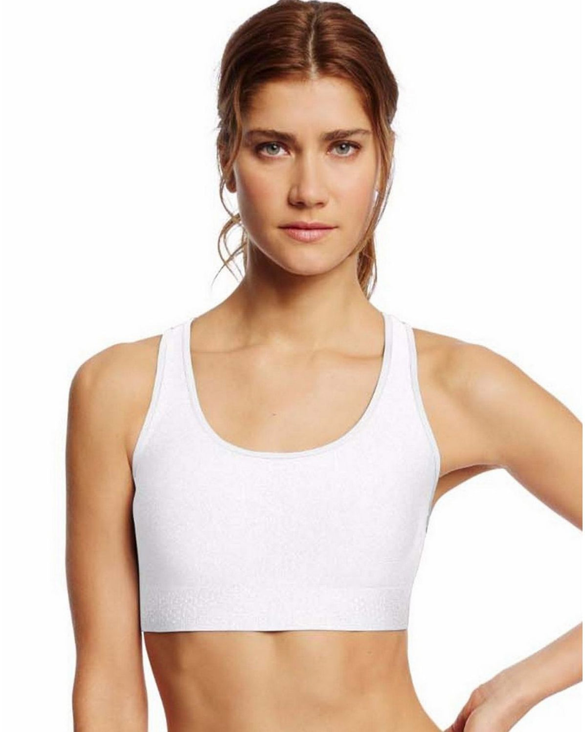 Champion Womens Absolute Shape Sports Bra With Smoothtec Band B0822 White Xl 7035