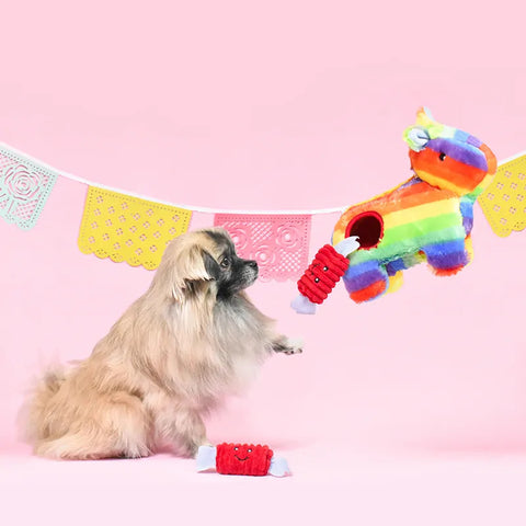 ZippyPaws Zippy Burrow Piñata Plush Dog Toy