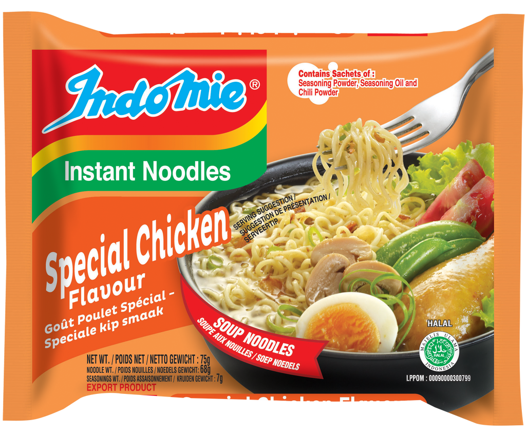 Indomie Mi Goreng Hot & Spicy Stir Fry Noodles, 2.82 oz - Food 4 Less